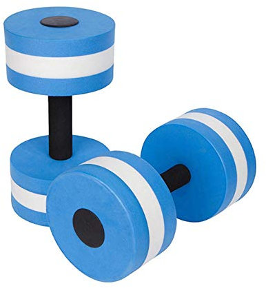 2 Mancuernas Acuáticas, Pesas de Agua para Piscina, Mancuernas de Espuma de Alta Densidad para Ejercicios Acuáticos/Aerobic Acuático/Deportes Acuáticos/Piscina Fitness, Equipo de Gimnasia Acuática