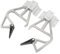 Lfhelper Aluminum Ladder Lock Kit, Adjustable Extension Ladder Locks with Secure Lock Jaw Grip, Plum Blossom Disc Buckle Ladder Lock, Telescopic Ladder Fixtures for Stability and Safety