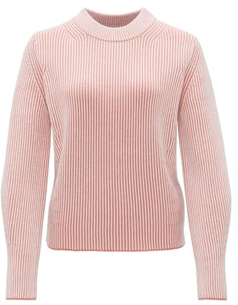 OPUS Damen Pullover | Strickpullover PADOLLO Regular aus Baumwoll Mix Mellow Rose, L