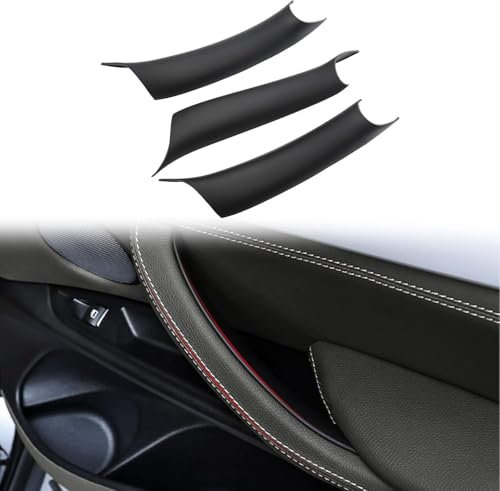 TINMAGI 3 Stück Türgriff Innen Kompatibel mit Türgriffe für BMW X3 F25 2010-2016, X4 F26 2014-2017, Türgriffabdeckungen, Innentürgriff auto Schwarz