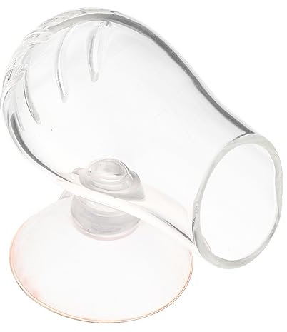 BUGUUYO Roter Wurmbecher Behälter Für Lebensmittel Futternapf Für Garnelen Artemia Fischfutterautomat Aquariumfutter Futterspender Für Garneleneier Futterspender Für Fischbecken Glas