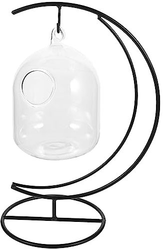 Toddmomy Hanging Glass Fish Tank with Filter Multi-function Aquarium Tank for Desktop