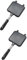 DECHOUS 2st Sandwich-pfanne Campingkocher Toaster Antihaftbeschichtet Sandwichpresse Brotmaschine Pfannkuchen Mini Waffeleisen Burgerkocher Sandwichmaker Ofen Grill Drücken Aluminium Black