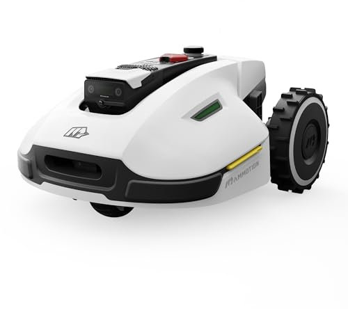 MAMMOTION YUKA Robot Lawn Mower, Perimeter Wire free,Recommended 2000 m, Max.2400 m,Equipped with Ultrasense Al vision, Handles 45% slopes Cutting Heights 20-90mm