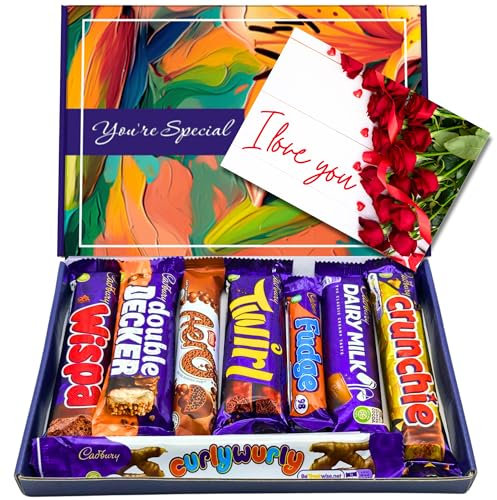Chocolate Gift Box - Letterbox Hamper - For Kids - Him and Her (Love)