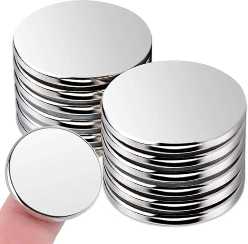 Magnets for Crafts, 20x2mm Fridge Magnets Neodymium Disc Magnet Muti-Use Crafts, Small Round Magnet s for Whiteboard, Refrigerator, DIY, Office