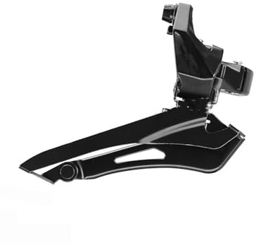 SSUYGF Fahrrad-Schaltwerk Für R2 Rennrad 2x7 Geschwindigkeit Umwerfer Vorne Und Hinten 32T Lenker Übertragung(Clamp-on Front derailleur)