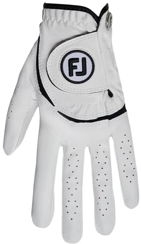FootJoy Junior's Golf Glove, Pearl, Medium/Large, Worn on Right Hand