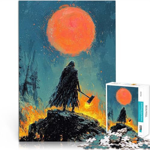 1000 Piece Jigsaws for Adults Hammer of the Brave lustige Spiele für die ganze Familie Wohnkunstdekor52x38cm