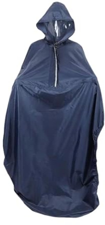 Rollstuhl-Regenponcho, tragbar, wasserdicht, for Männer, Frauen, Erwachsene, ältere Menschen(Dark Blue)