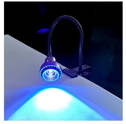 High Energy UV Curing Light 100W Effect Ultraviolet Resin Glue Shadowless Glue Green Oil Curing Lamp Multiple Uses(365nm)