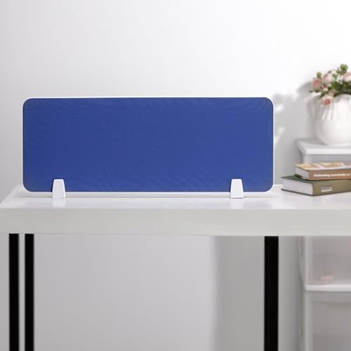 Büro-Trennwand zum Klemmen, 30 cm hoch, 100 x 30 cm, Trennwand für Klassenzimmer und Arbeitsbereiche, erhältlich in ge und blau, perfekt für Kabinen und besondere Umgebungen