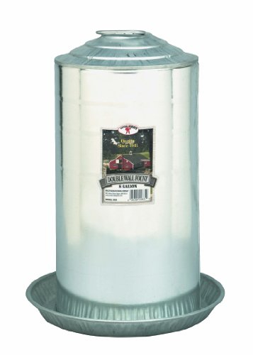 Little Giant 9838 Wasserspender für Geflügel, doppelwandig, aus Metall, verzinkt