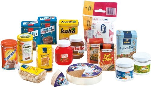 tanner DER KLEINE KAUFMANN TANNER Deco - Saucen Set, mini Kunststoffflaschen mit Pomi Ketchup, Develey Senf und Hela Gewürzketchup, für Kaufmannsladen, lebensmittelechtes Design, 0066.5