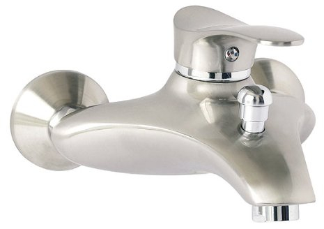 Edelstahl Einhandmischer Wannenarmatur Badarmatur Badewannen Wasserhahn von FERRO ModellSWING PVD