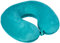 Memory Foam Moulded Pressure Relief Neck Cushion Comfort and Posture, Ideal for Travel Supports the Head, Neck and Chin when Sleeping use for Plane, Train or Car Journeys Travel Pillow In Teal
