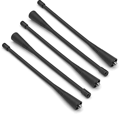 SUNDELY® Whip Antenna Aerial Replacement for Motorola Radio CP040 DP1400 GP300 GP320 GP328 GP340 GP344 GP380 GP388 GP680 HT1250LS PRO5150 Walkie Talkie UHF 400-470MHz 6.6 Inch / 16.9cm (5 pieces)
