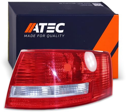 ATEC Germany 1x Heckleuchte rechts außen ohne LED ohne Lampenträger Kompatibel mit A udi A6 C6 (4F2)