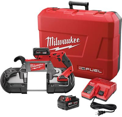 Milwaukee 2729-22 M18 Fuel Deep Cut Band Saw 2 Bat Kit