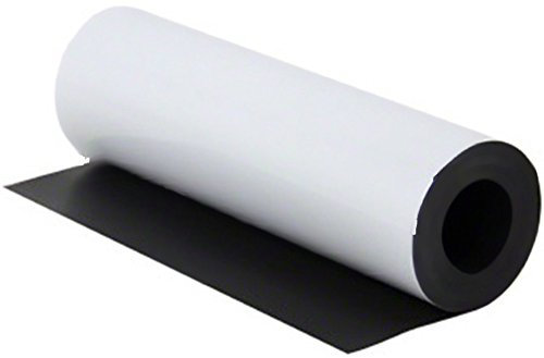 INDIGOS UG - Magnetfolie 61 cm hoch auf Rolle - 5 Meter Länge (Rolle) - flexibel zuschneidbar zum Basteln, Beschriften oder Dekorieren - Für Küche, Schule, Büro, Werkstatt