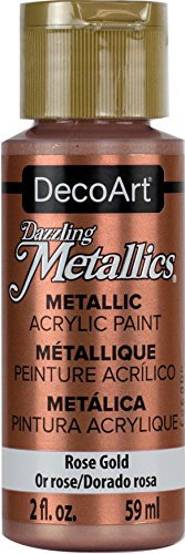 Deco Artdazzling Vernice acrilica Metallica, 6 cl - Oro Rosa, Altri, Multicolore