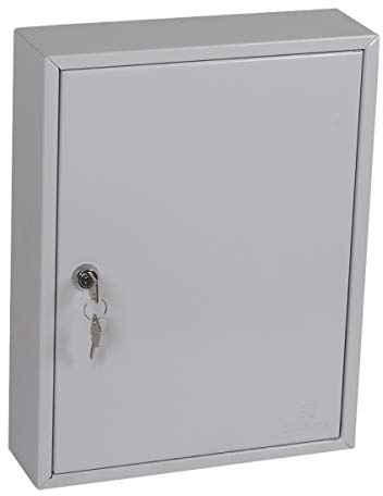Phoenix Safe Company – KC0601K Commercial Key Cabinet - 42 Hooks | Key Lock | Key Holder Wall Mounted | Power Coated Paint | 4kg