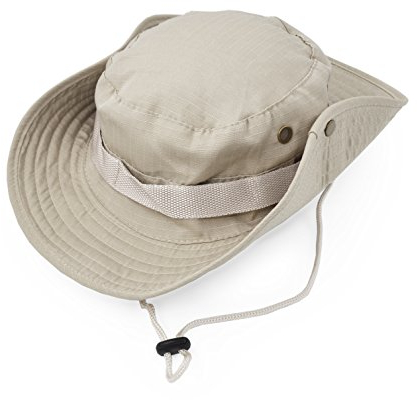 UltraKey Chapeau de Soleil à Large Bord Extérieur, Style d’armée de Combat Classique Jungle Chapeau de Soleil pour Pêche,Chasse,Camping 3