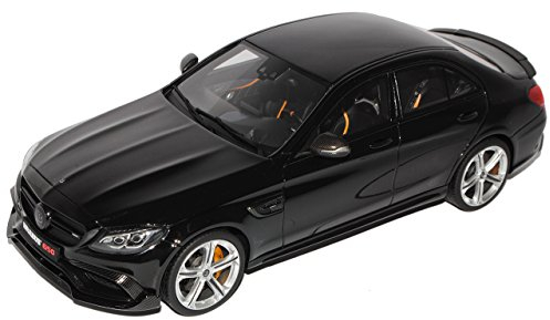GT-Spirit Mercedes-Benz C-Klasse C63 Bra-Bus 650 AMG Limousine W205 Schwarz Ab 2014 Nr 132 1/18 Modell Auto mit individiuellem Wunschkennzeichen