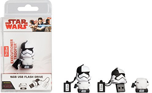 Clé USB 16 Go Executioner Trooper TLJ - Mémoire Flash Drive 2.0 Originale Star Wars, Tribe FD030514