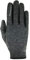 Roeckl Sports Lauf Handschuh JAVA, Running Unisex Fingerhandschuh, Anthrazit Melange 10.5