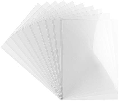 Ideen mit Herz Windradfolie | Transparent-Folie | Mobile-Folie | transparent | 0,2 mm | 10 Stück (Din A5)