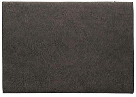 ASA Tischset, Mushroom PVC 46 x 33 cm, vegan Leather, aus PU 78309076 ! Vorteilsset beinhaltet 2 x den genannten Artikel und Set mit 4 EKM Living Edelstahl Strohhalme
