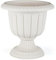 Tamersgifts Plastic Round Garden Urn Plant Pot Planter Outdoor Garden Stand Round -3 colours (Off White, Large)