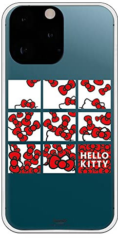 Personalaizer Originelle Schutzhülle, kompatibel mit iPhone 13 Pro Max, Hello Kitty Sketch