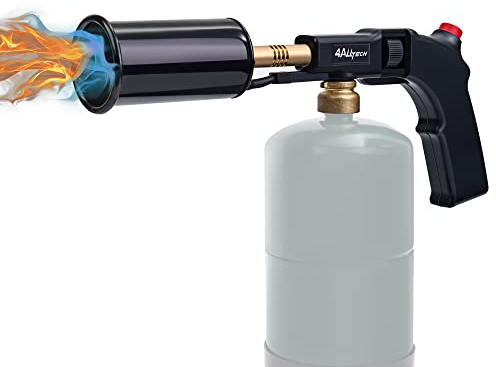 Tête de torche de cuisson au propane - Pistolet à charbon de bois - Allume-feu de camp - Chalumeau de cuisine sous vide - Chalumeau de cuisine - Barbecue - Lance-flammes