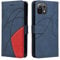 CXTcase Coque Xiaomi Mi 11 Lite 4G&5G / Xiaomi 11 Lite 5G NE, Flip PU Cuir Magnétique Protection Case Portefeuille pour Xiaomi Mi 11 Lite, Étui en Cuir PU pour Xiaomi 11 Lite 5G NE, Bleu