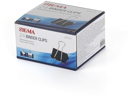 Sigma Vielzweckklammern, 32 x 68 mm, 24 Stück