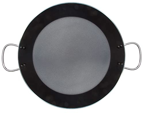 WECOOK! Paellera 10 Raciones, Todas las Cocinas, Vitrocerámica, Gas, Lavavajillas, 42 cm