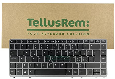 TellusRem Clavier de Remplacement Italien Non rétroéclairé pour HP 840 G1, 840 G2, 850 G1, 850 G2