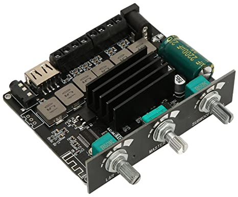 Annadue Digital Amplifier Board Hifi Stereo 50W+500w+100W 2.1 Channel Bluetooth Amplifier Module Sound Power Amplifier AMP with AUX/USB/Bluetooth/Input, for MP3, PC, TV, Tablets, etc