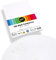 perfect ideaz • 100 Blatt Fotokarton DIN-A6, Weiß, stabiler recycling Karton 300 g/m², Made in Germany, Blauer Engel zertifiziert