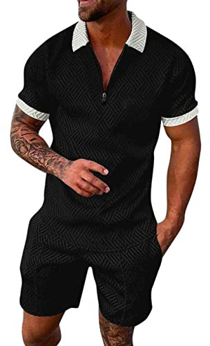 Sonnena Invernale Pile Uomo Estate Casual Stampa Cerniera Abbassare Colletto Camicetta Manica Corta Magliette E Camicette Camicia Pantaloncini Completi Vestiti di Marca