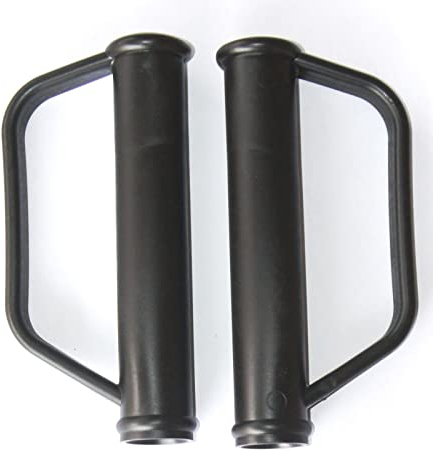 2X Schubkarrengriff Sackkarrengriff Griff Schubkarre Sackkarre - 32mm SCHWARZ
