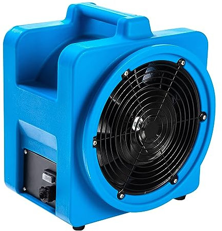 MOUNTO 8inch 1100cfm Mini Industrial High Pressure Axial Blower Exhaust Fan Air Mover - Durable 1/3hp Sealed Copper Motor, 1100cfm High Air Flow - Perfect for Efficient Air Circulation and Ventilation