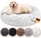 Belune® Hundebett [mit waschbarem Bezug] - Das Original - [XXS, 50cm, Weiß] Hundekorb, Katzenbett, Hundekörbchen, Dog Bed, Flauschiges Hundebett für große, mittelgroße & kleine Hunde