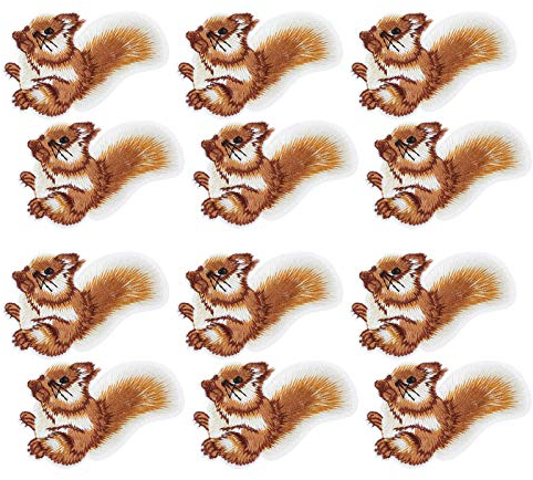 12 Stück Süße Tannenbaum-Stickerei-Patches, Süße Diy-Kleidung, Gepäck-Patches, Nähen von Jeans, Denim-Taschen, Diy-Zubehör-Patches