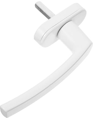Uonlytech Window Crank Handle Repair Inline Replacement Window Handle Window Crank Parts Shed Door Handle Lock Kit Window Handle with Keys Casement Window Crank Handle White Manual Sash