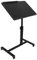 Scrivania per Laptop, Tavolino da Divano, Piano Inclinabile Porta PC, Computer, Notebook, Serviletto, 4 Ruote, Altezza Regolabile, per Soggiorno, Ufficio, Camera da Letto,70*44*65/95 CM--nero