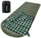 Poepore Schlafsack Outdoor Winter für Erwachsene Extra Breit 3-4 Jahreszeiten XXL Schlafsäcke Warmer Baumwolle Flanell Deckenschlafsack beim Camping Wandern Abenteuern 230 * 100CM Olive
