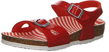 Birkenstock Rio, sandali da donna, Colore: rosso, 34 EU